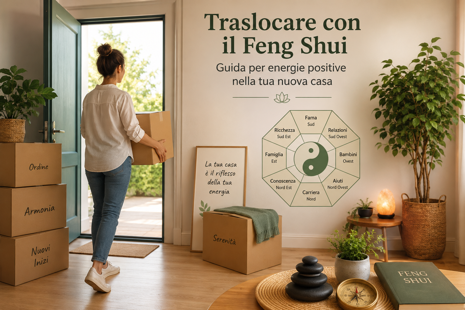 Traslocare con il Feng Shui: guida per energie positive nella tua nuova casa